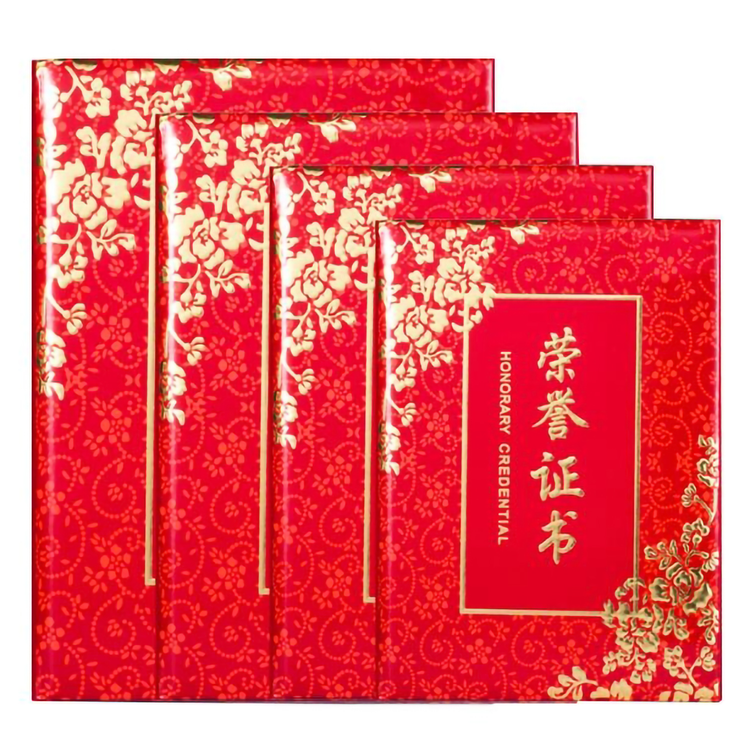 对角花荣誉证书6开 8开  12开(图3)