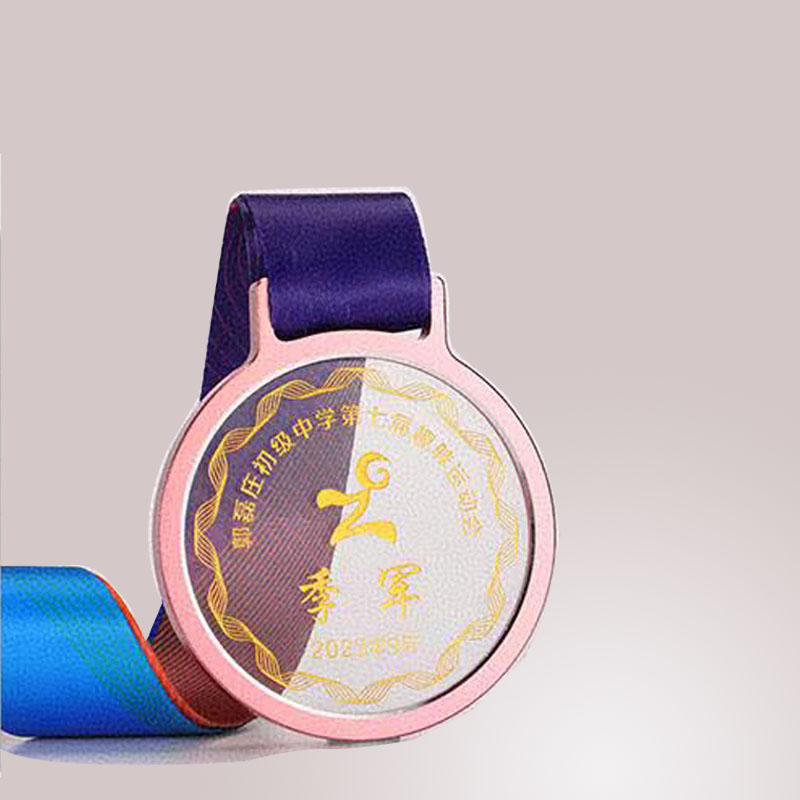 彩虹带水晶圆形奖牌（水晶款）(图3)